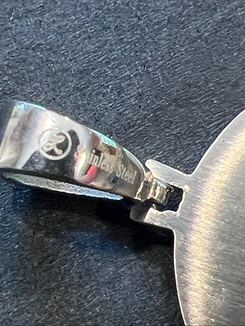 New Stainless steel Round Pendant of “Last Supper”  with Pave Detailing.